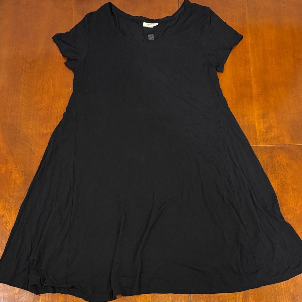 Style & Co.‎ Black Flowy Midi Dress